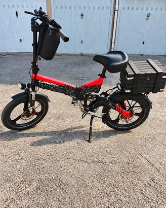 Bicicletta elettrica pieghevole Lankeleisi G650