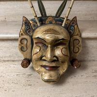 Maschera balinese/ Indonesiana in legno