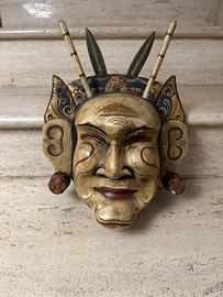 Maschera balinese/ Indonesiana in legno