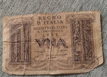 Banconota una lira 1935