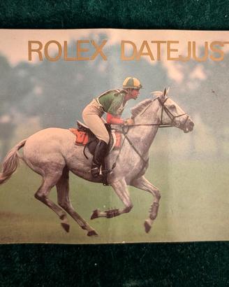 Rolex, libretto originale Datejust.