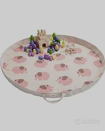 Tappeto borsa porta giochi  3