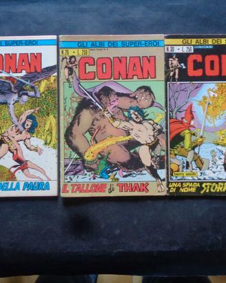 CONAN gli albi dei SUPEREROI 3 pezzi[F4]