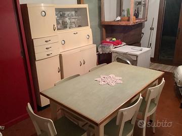 TAVOLO CREDENZA CUCINA ANNI ‘50/‘60