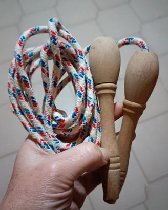 corda per saltare manici in legno allenamento 