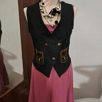 Roberta di Camerino gilet jeans nuovo