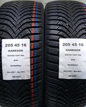2 GOMME 205 45 16 HANKOOK BR1629