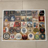 Quadro sottobicchieri da birra