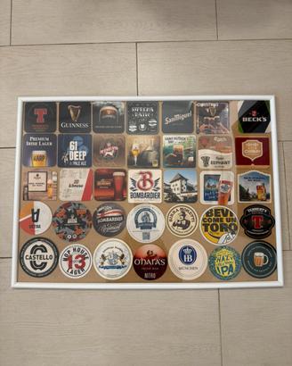 Quadro sottobicchieri da birra