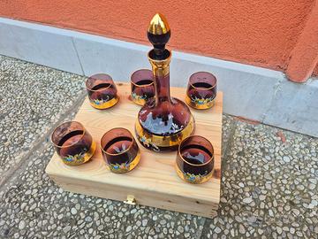 Servizio vintage da liquore