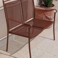 Panchina in metallo per esterno