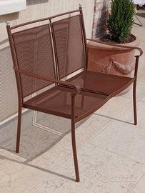 Panchina in metallo per esterno