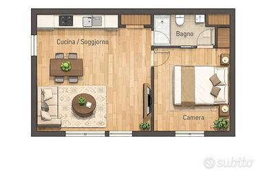 Bilocale in zona Porta San Donato