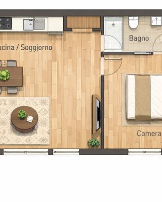 Bilocale in zona Porta San Donato