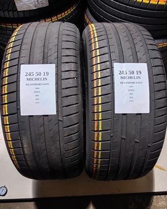 2 GOMME 245 50 19 MICHELIN ESTIVE