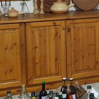 Mobile soggiorno rustico vero legno