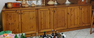 Mobile soggiorno rustico vero legno