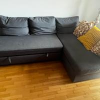 Divano letto angolare/contenitore