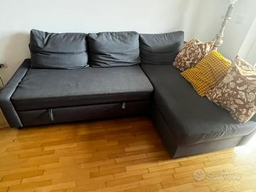 Divano letto angolare/contenitore