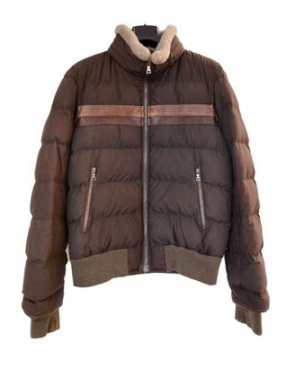 Piumino uomo PRADA, montone e pelle - Taglia M