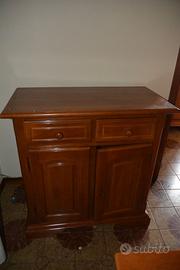 Mobile TV legno massello finitura noce