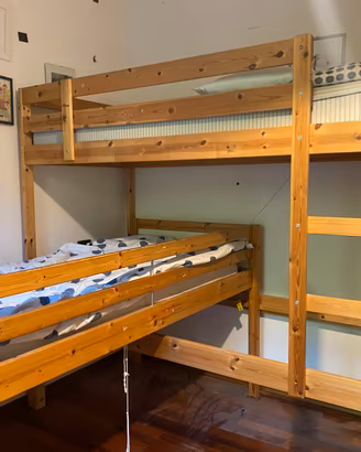 Letto a castello e letto singolo