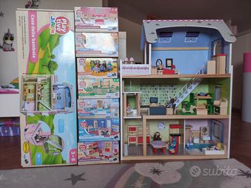 Casa delle bambole in legno Play Tive