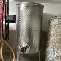 Vino vasca inox ghidi 1000lt botte inox