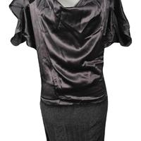 Abito grigio in seta taglia S Patrizia Pepe 