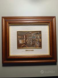 Quadro "Teatro Olimpico Vicenza" – Lastra Argento