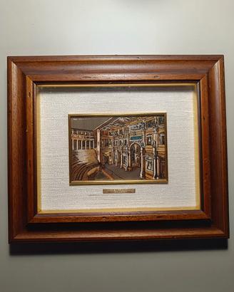Quadro "Teatro Olimpico Vicenza" – Lastra Argento