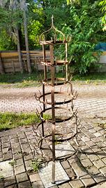 lavabottiglie ferro battuto vintage