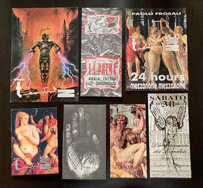 Biglietti flyers discoteca Teatriz anni 90 disco