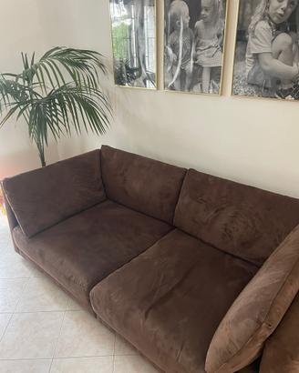 Divano 2 posti/ tessuto Microfibra Poltrone Sofa