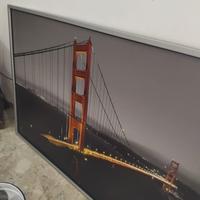Quadro Ponte Golden Gate - Design Moderno Grigio