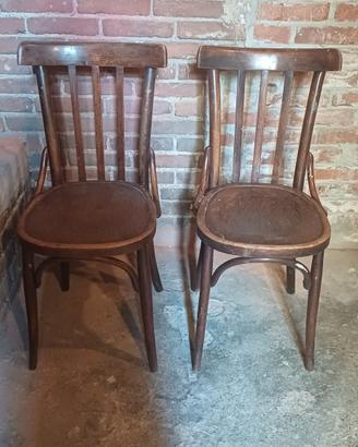 2 sedie d'epoca mod. Bistrot A
