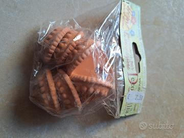 Lotto decori in terracotta per presepi