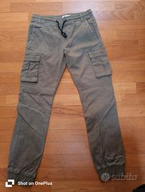 Pantalone cargo verde MELBY 12 anni come nuovo