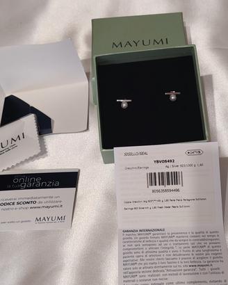 Orecchini a lobo   Mayumi  perle di acqua dolce