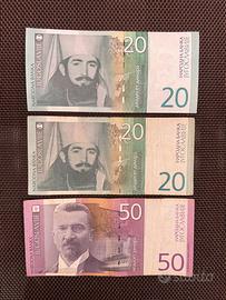 banconote ex Jugoslavia Dinara
