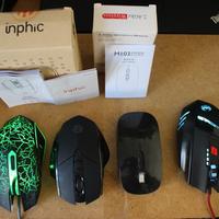 4 mouse gaming/wireless vari modelli