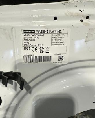 Ricambi lavatrice SAMSUNG WW80TA046AE
