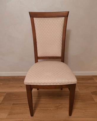 4 sedie in legno artigianali prodotte da Franchi