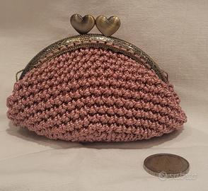 Portamonete rosa antico