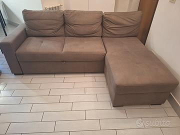 Divano letto ad angolo con contenitore Mondo Conve