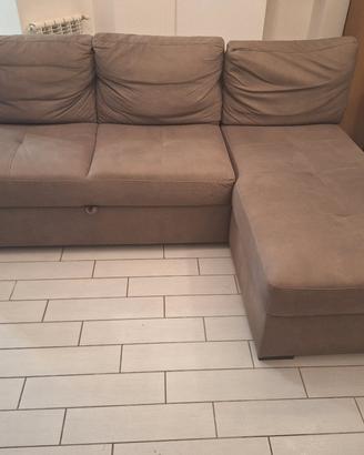Divano letto ad angolo con contenitore Mondo Conve