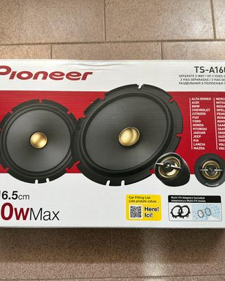 Coppia altoparlanti + tweeter pioneer TS-A1601C