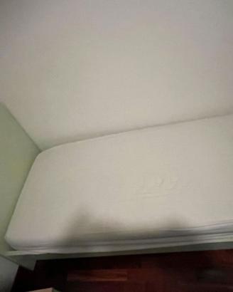 Letto singolo 80 x 180 con rete e materasso