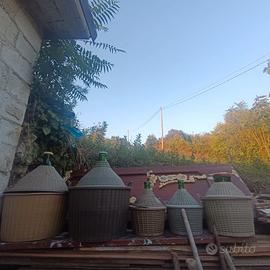 lotto di damigiana per vino 