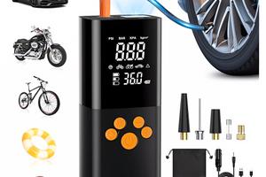 Compressore Aria Portatile Per Bici, Auto, Palloni